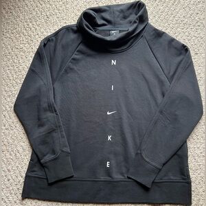 Nike Women’s Black Funnel Neck Sweatshirt